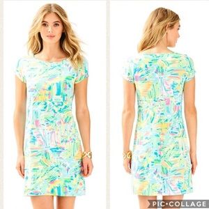 EUC Lilly Pulitzer Marlowe dress Sea Salt Sun